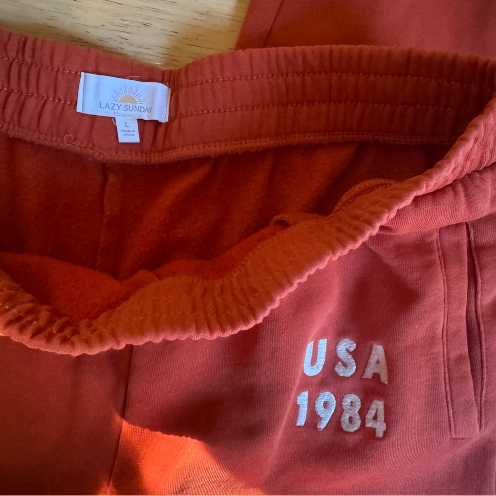 Lazy Sunday USA Copper Sweatpants - Picture 4 of 6